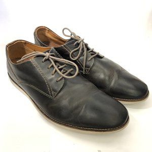 Clarks Black Leather Oxford Tie Shoes
